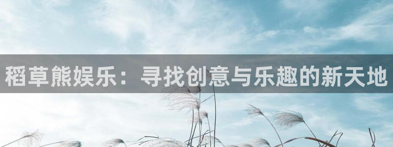 one游戏网站：稻草熊娱乐：寻找创意与乐趣的新天地